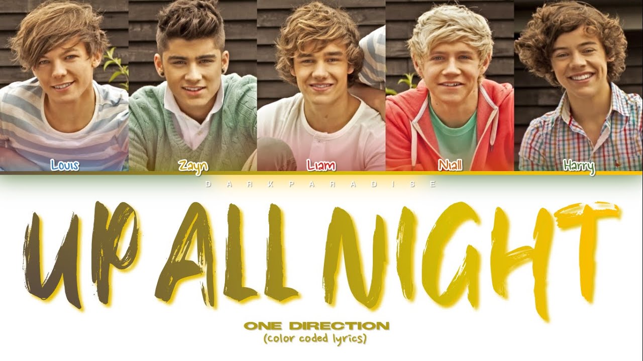 One Direction - Up All  Night (Color Coded Lyrics)
