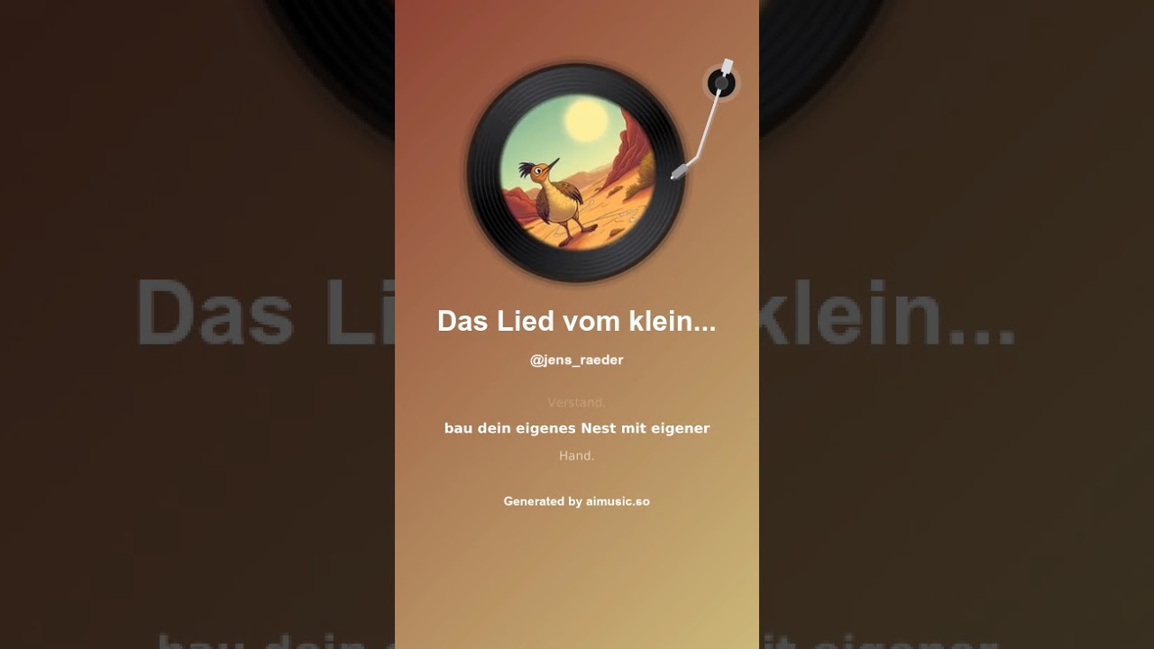 Das Lied vom kleinen Roadrunner