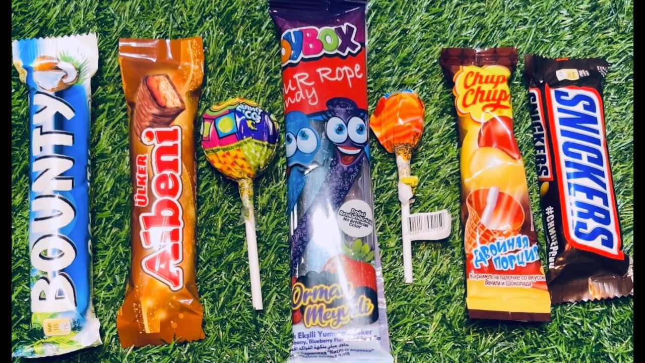 ASMR /Sounds sweet/ unwrapping candy 🍬🍭