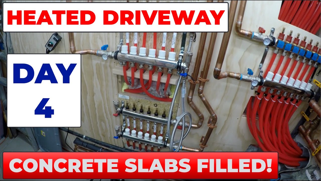 Filling the Garage and Basement Radiant with Glycol - Day 4, Episode 46 [1-29-2021]