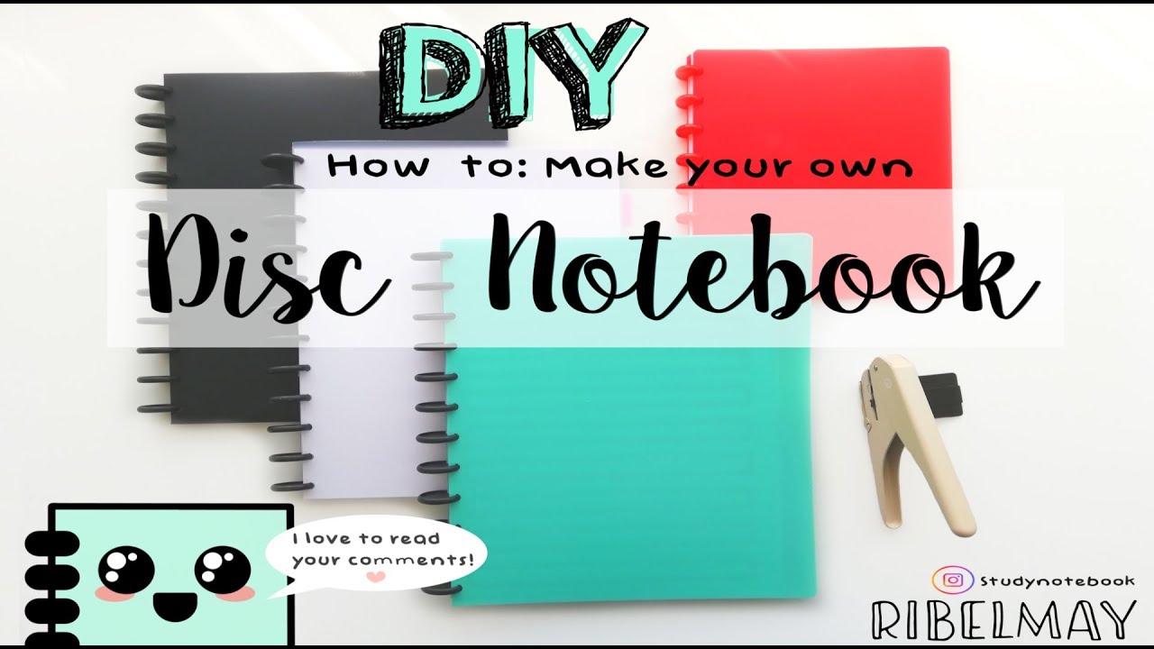 How to make a Disc Notebook A4 - CHEAP DIY - May Explains - Student to Teacher