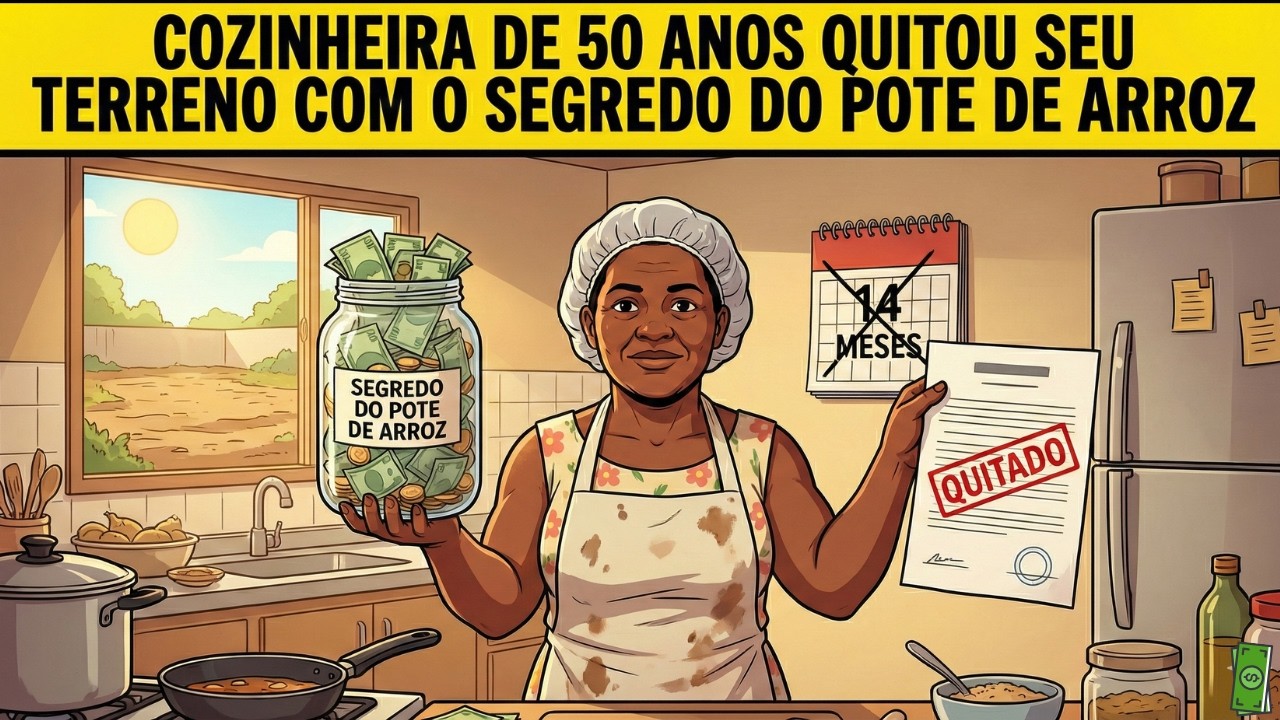 Como uma COZINHEIRA de 50 Anos usou o Segredo do Pote de Arroz e QUITOU seu Terreno