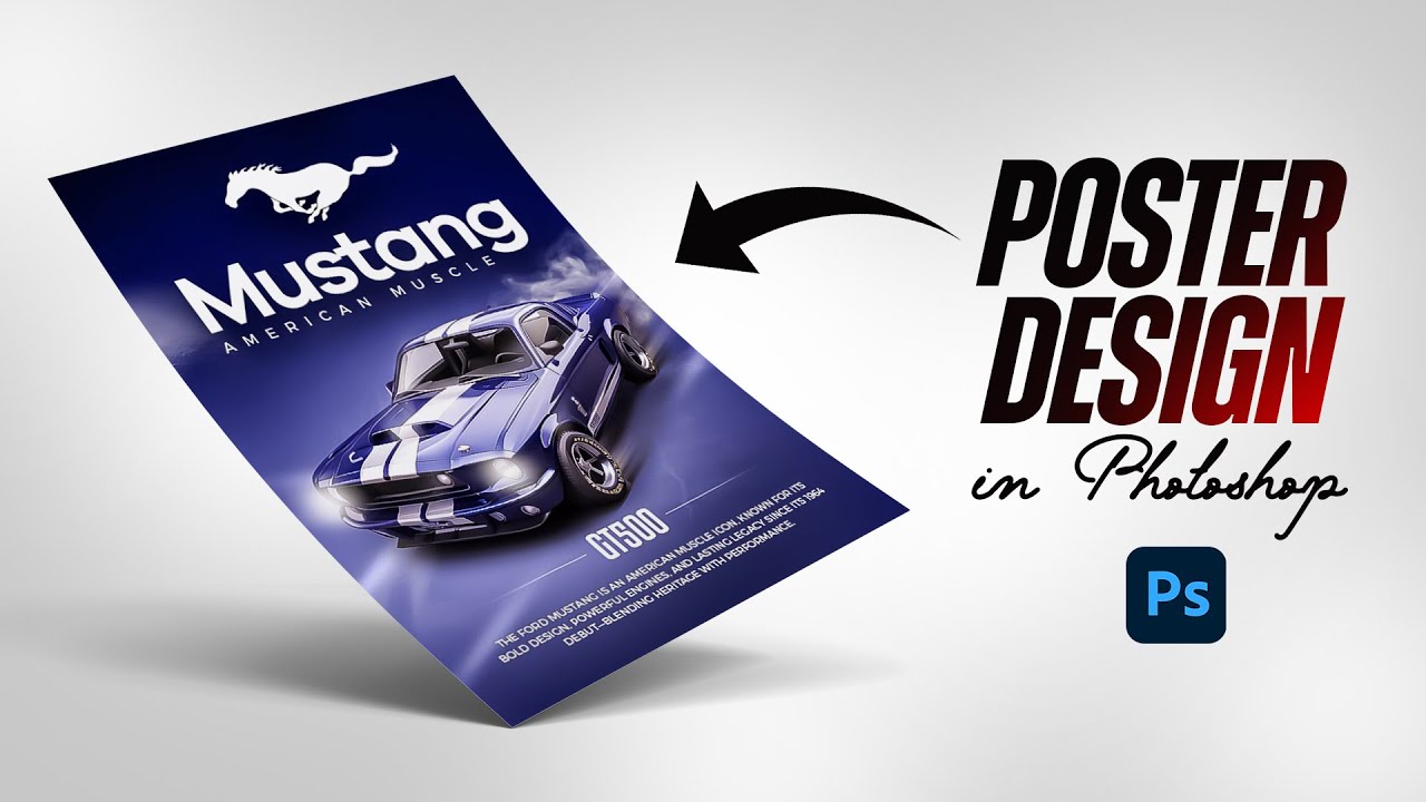Poster Design in Photoshop for Beginners !!