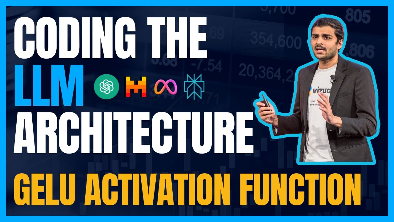 GELU Activation Function in the LLM Architecture