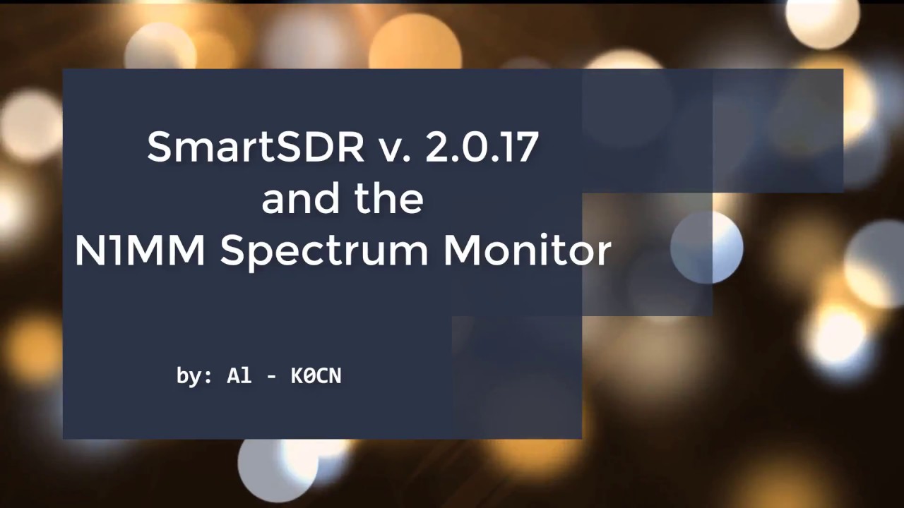 FlexRadio SmartSDR v.2.0 and the N1MM+ Spectrum Monitor