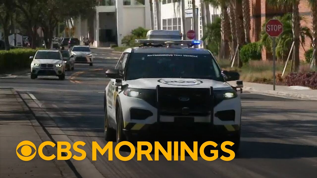 Florida police department tests nation's first self-driving patrol car