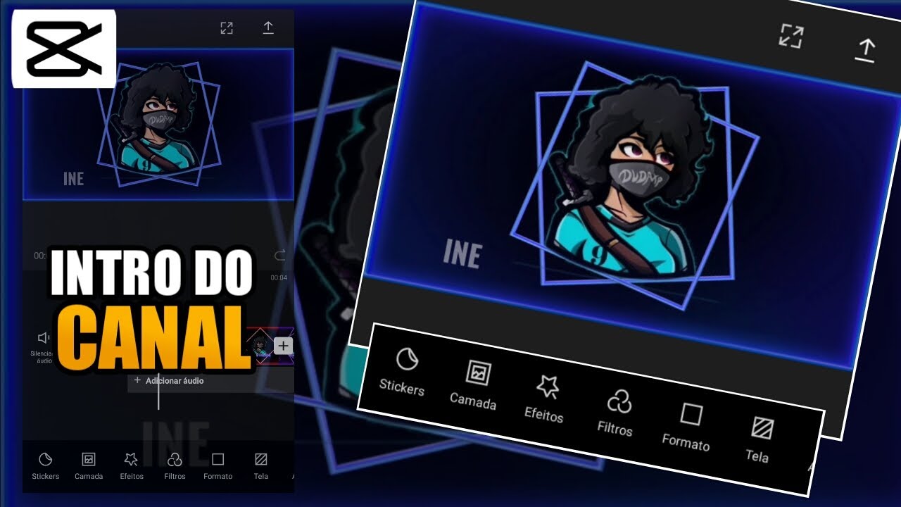 COMO FAZER INTRO DO CANAL  NO CELULAR  (Cap Cut)