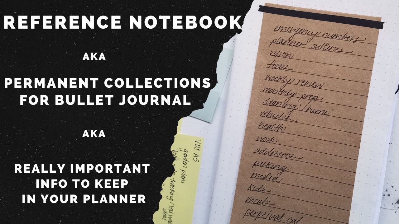 Справочный блокнот / Журнал Bullet Journal (постоянная коллекция)