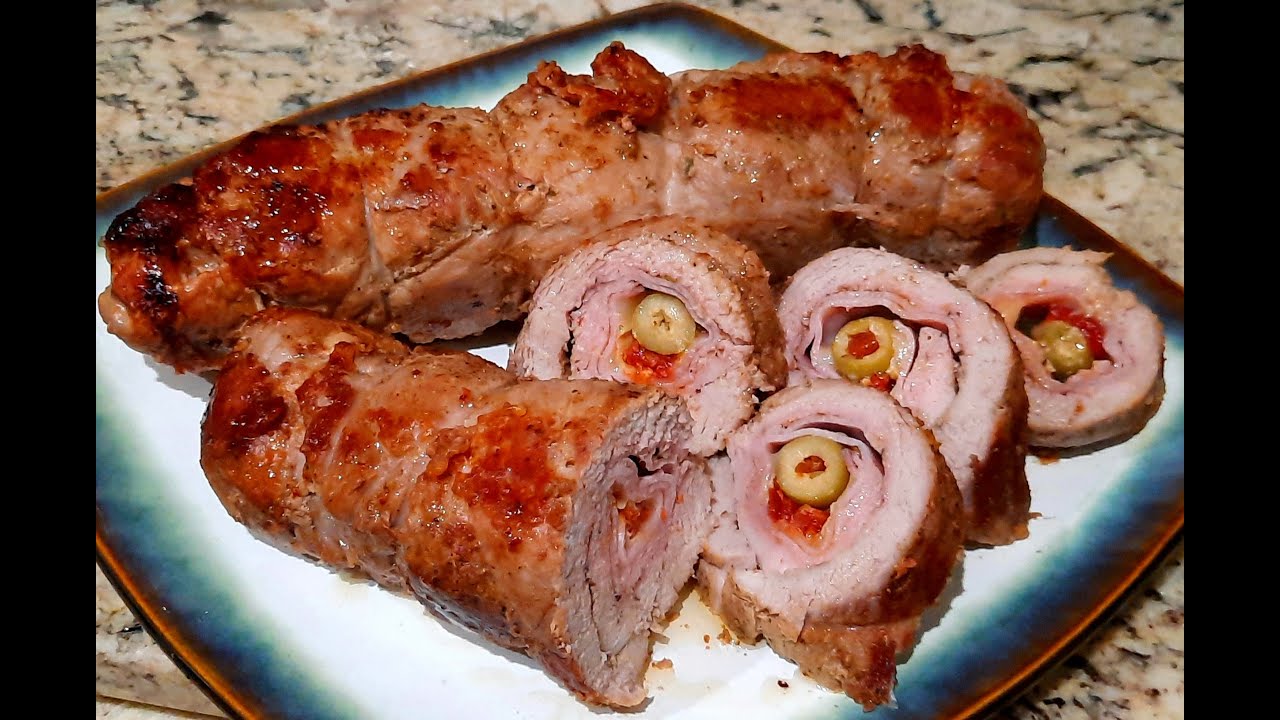 Filete de Puerco Relleno #easyrecipe #delicious #food