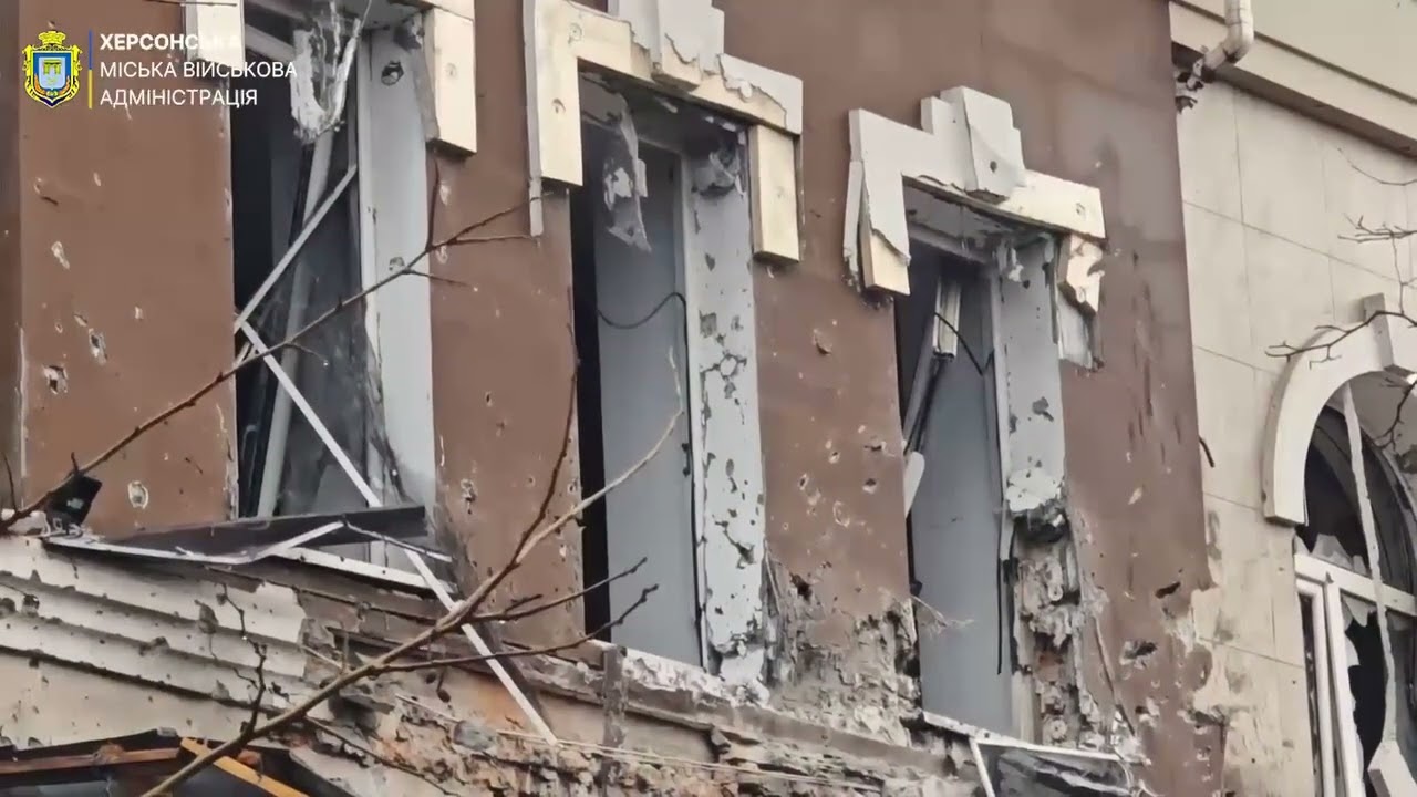 Російські військові вчергове атакували середмістя Херсона