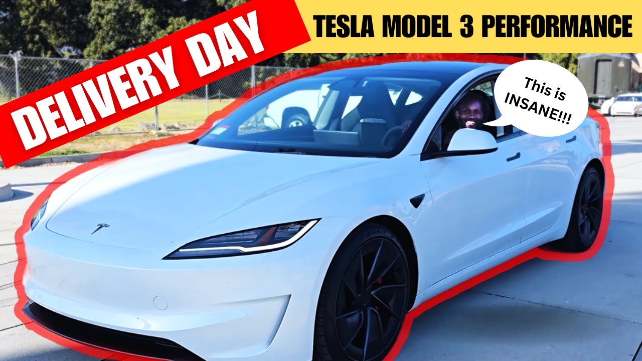 DELIVERY DAY & MY FIRST 100 MILES | 2024 TESLA MODEL 3 PERFORMANCE (Get up to $2,000 off)