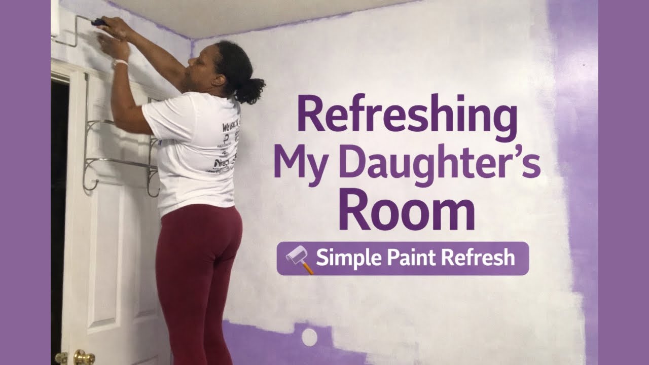 Makeover Monday | Refreshing My Daughter’s Room | Simple Paint Refresh