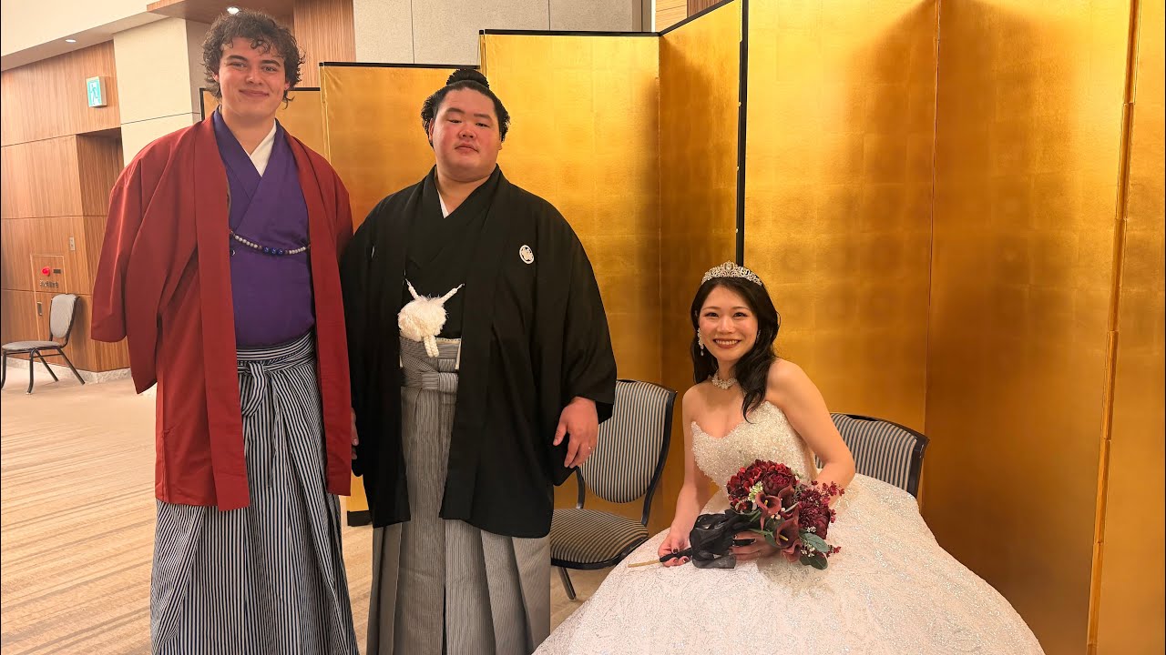 Come with me to a Grand Sumo Wrestler&rsquo;s Wedding! Meisei-zeki!