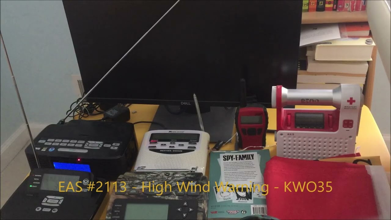 EAS #2106-2120 - High Wind Warnings and Coastal Flood Warnings on KWO35 and KIH28 10-11-2025