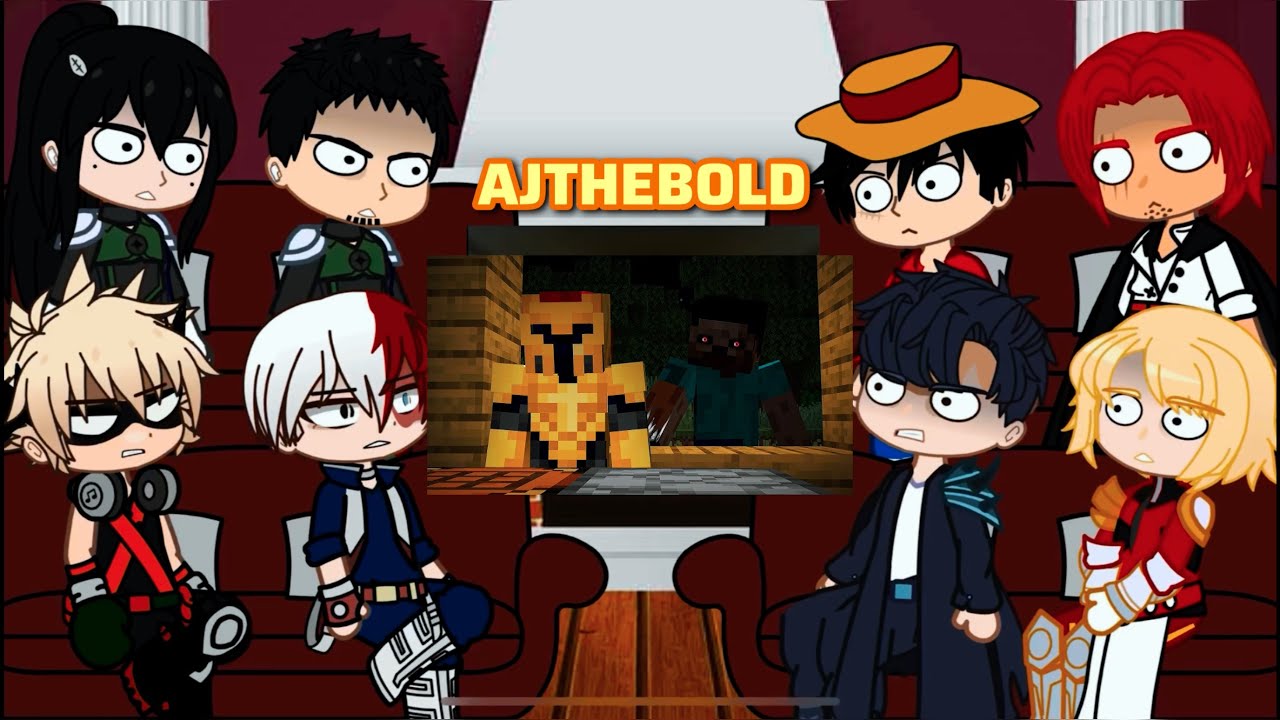 Anime Characters react to AJTHEBOLD, HamoodeG + INCEDIUS || Gacha react 🇺🇸🇧🇷