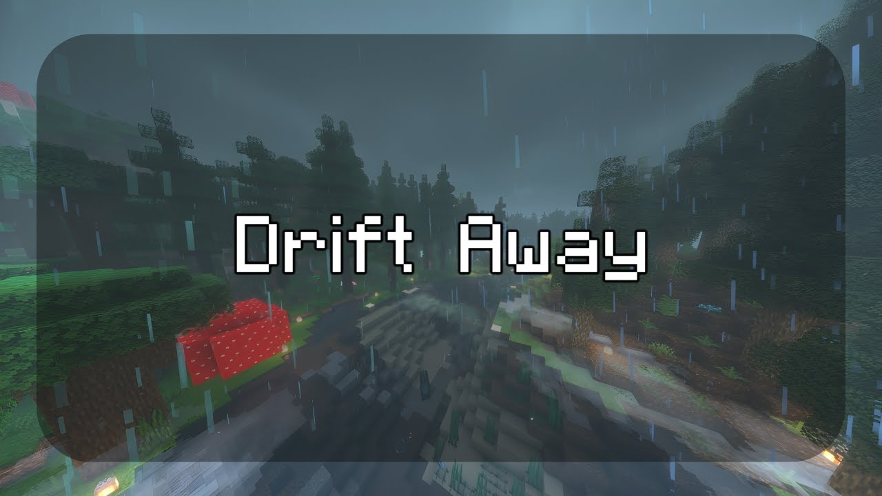 Chill Minecraft Ambience OST – 2 Hours | 🎣 Raining Day Fishing 🎣 |