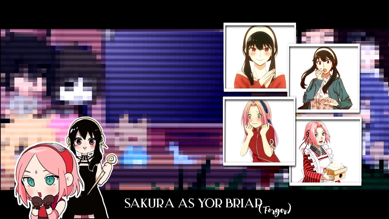 [re-up]Naruto react to Sakura as Yor Briar