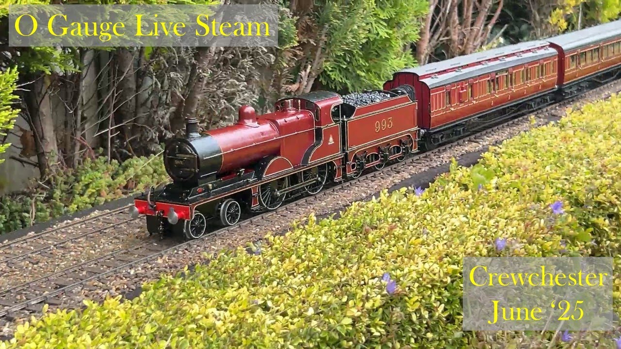 O Gauge Live Steam : Crewchester June 2025