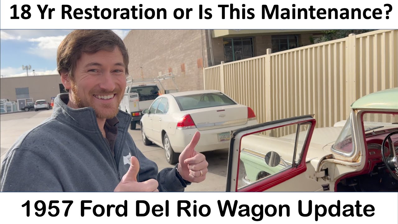 1957 Ford Del Rio 2 Door Wagon Update - Interior Panels and and little father-son love.