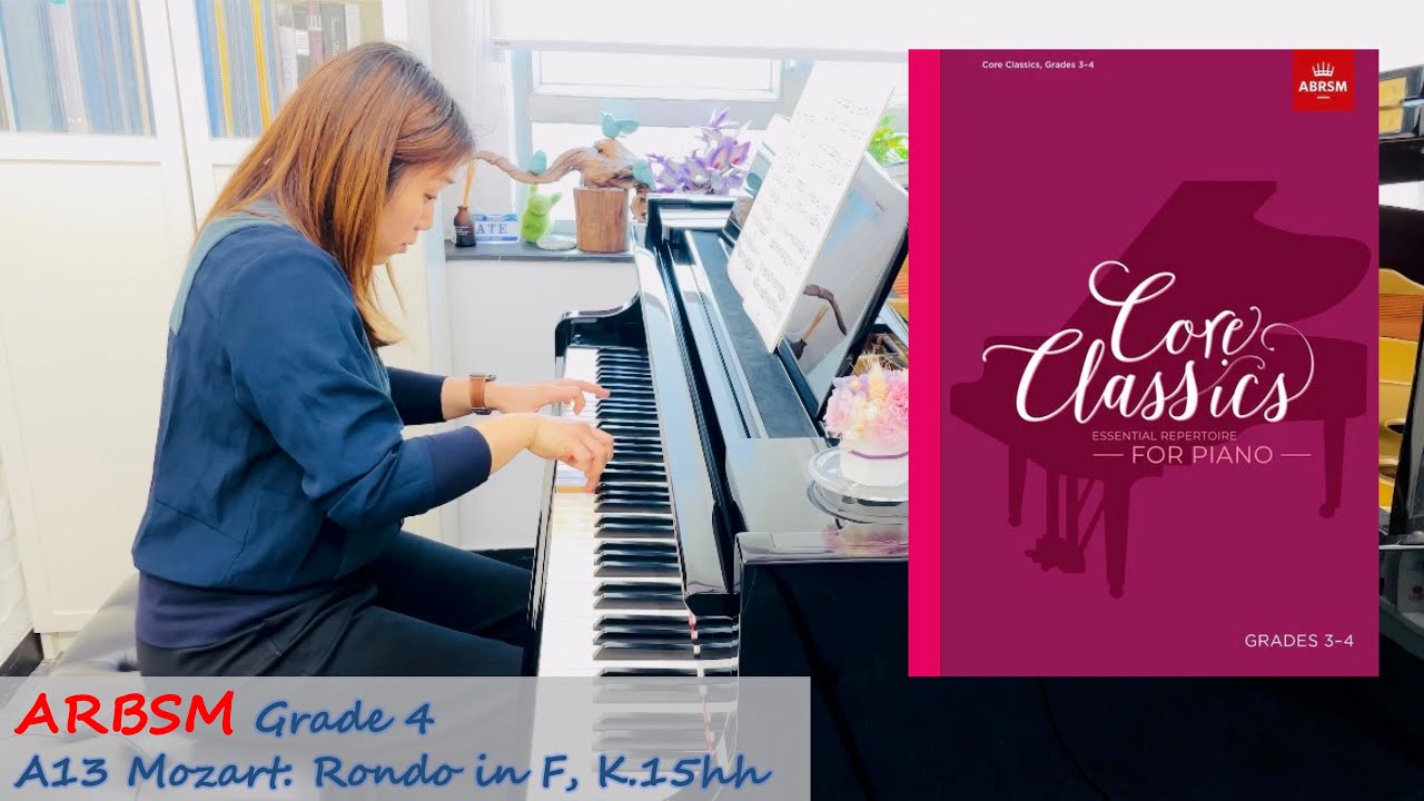 ABRSM Piano Grade 4 A16 Mozart: Rondo in F K.15hh
