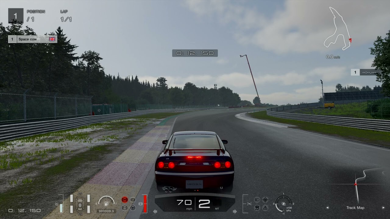 GT7 National A Licence A5: Cornering in the Wet.  Beginner 1 Guide to obtain gold