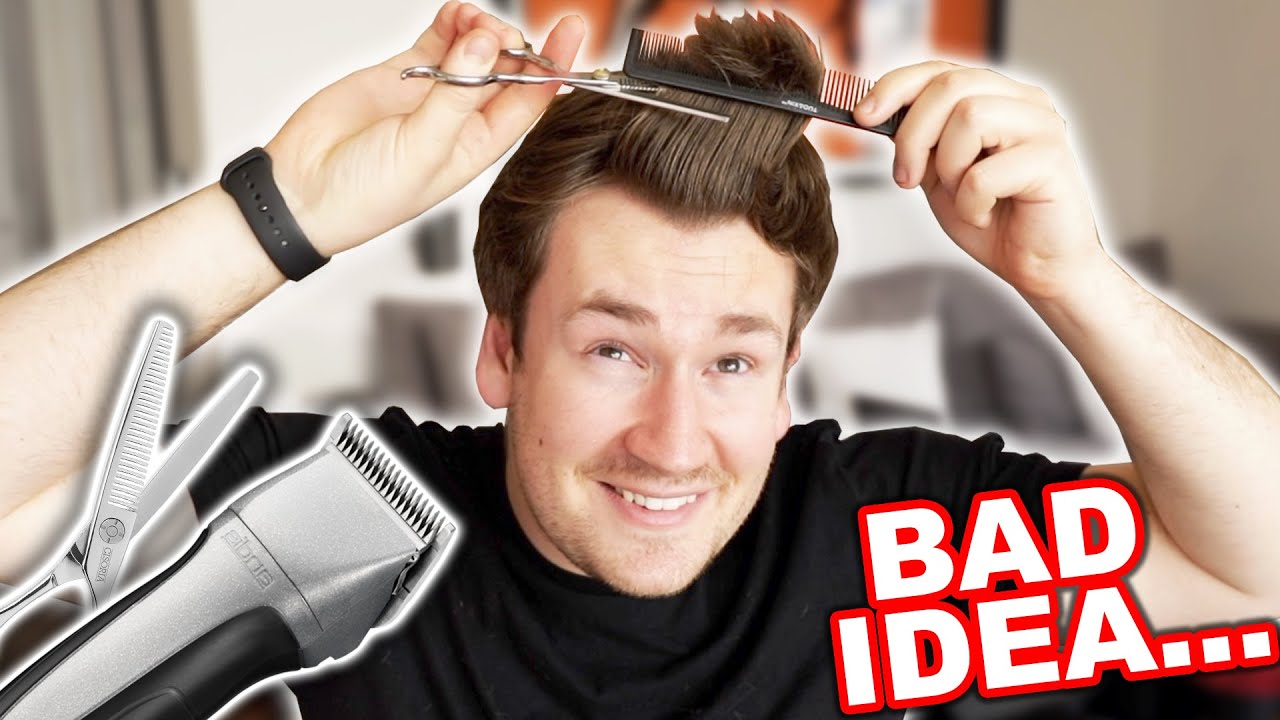 CUTTING MY OWN HAIR FOR THE FIRST TIME *IT WENT WRONG*