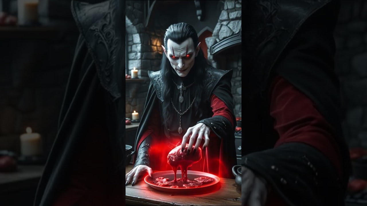 A gothic vampire cat story in a dark