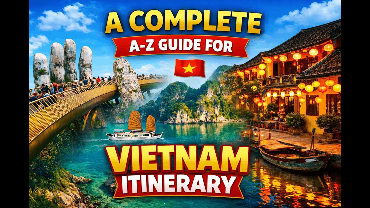 Vietnam Series : Complete A-Z guide for Vietnam itinerary covering iconic places from North to South