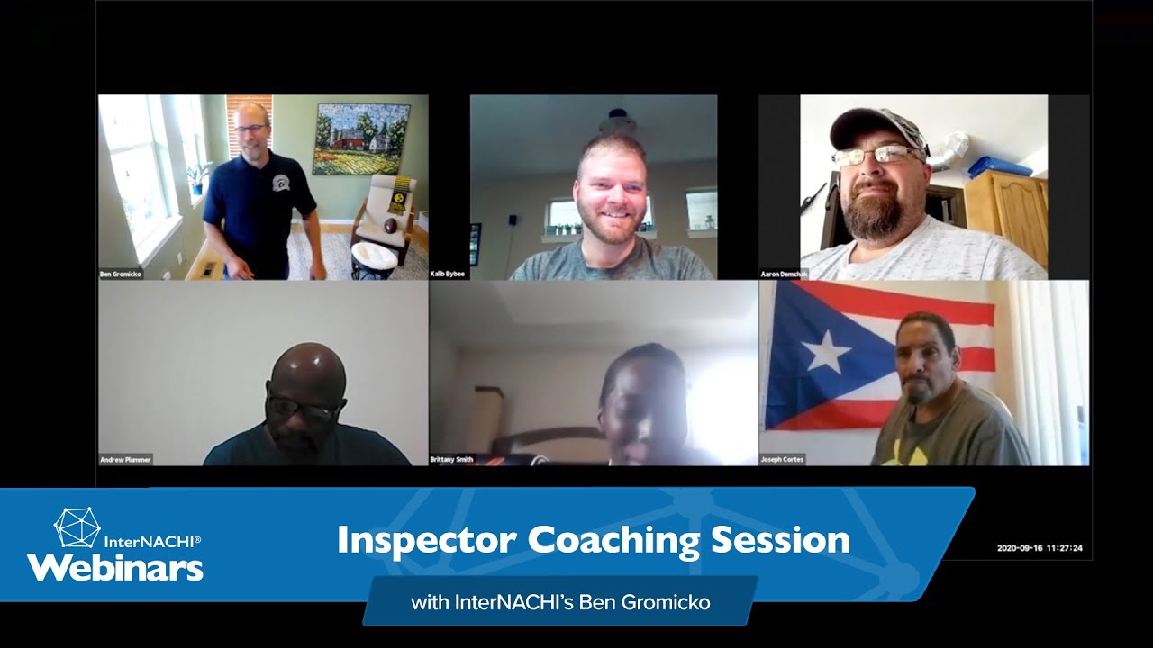 Inspector Coaching Session #4 with InterNACHI's Ben Gromicko