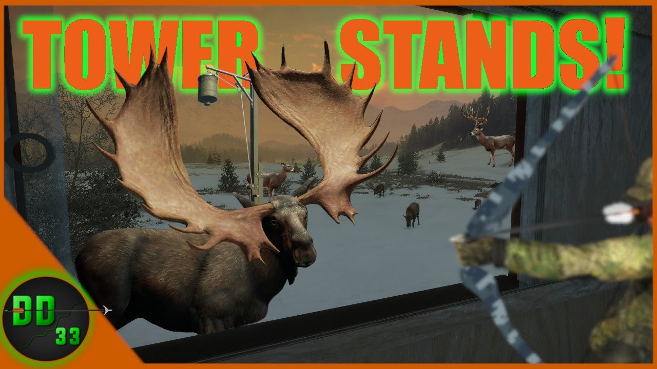 The Most Incredible Tower Stand Setup with Moose Feeders! Call Of The Wild