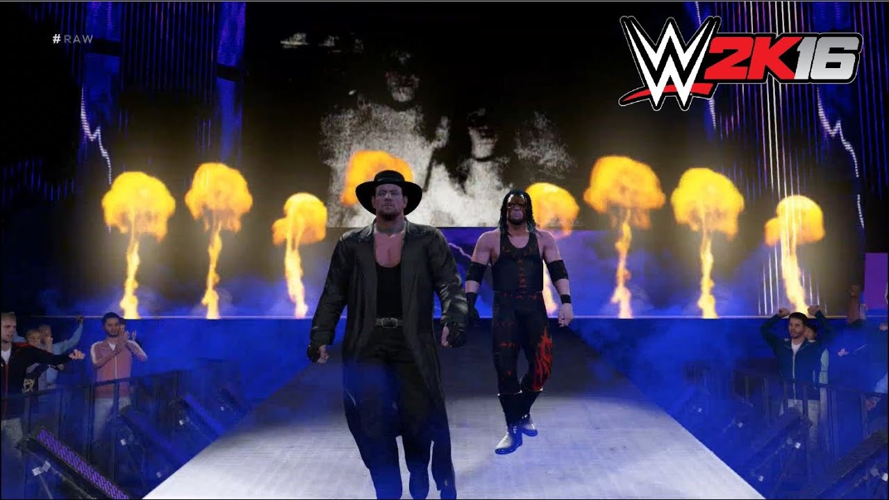 WWE 2k16 - Undertaker & Kane (Brothers of Destruction) vs. Luke Harper & Erick Rowan