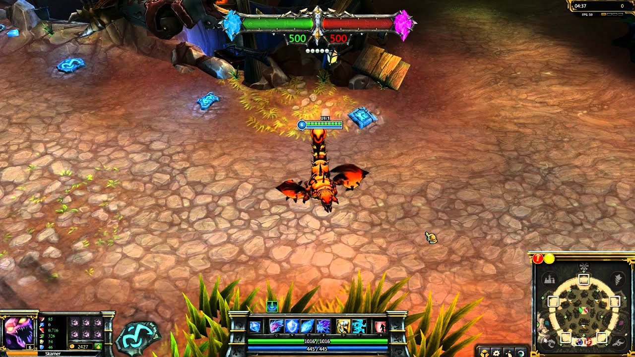 (OLD) Sandscourge Skarner League of Legends Skin Spotlight