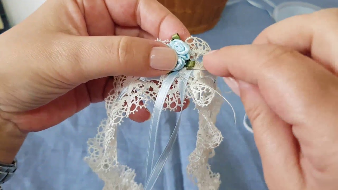 Liga de novia modelo Princesa,montaje y resultado final