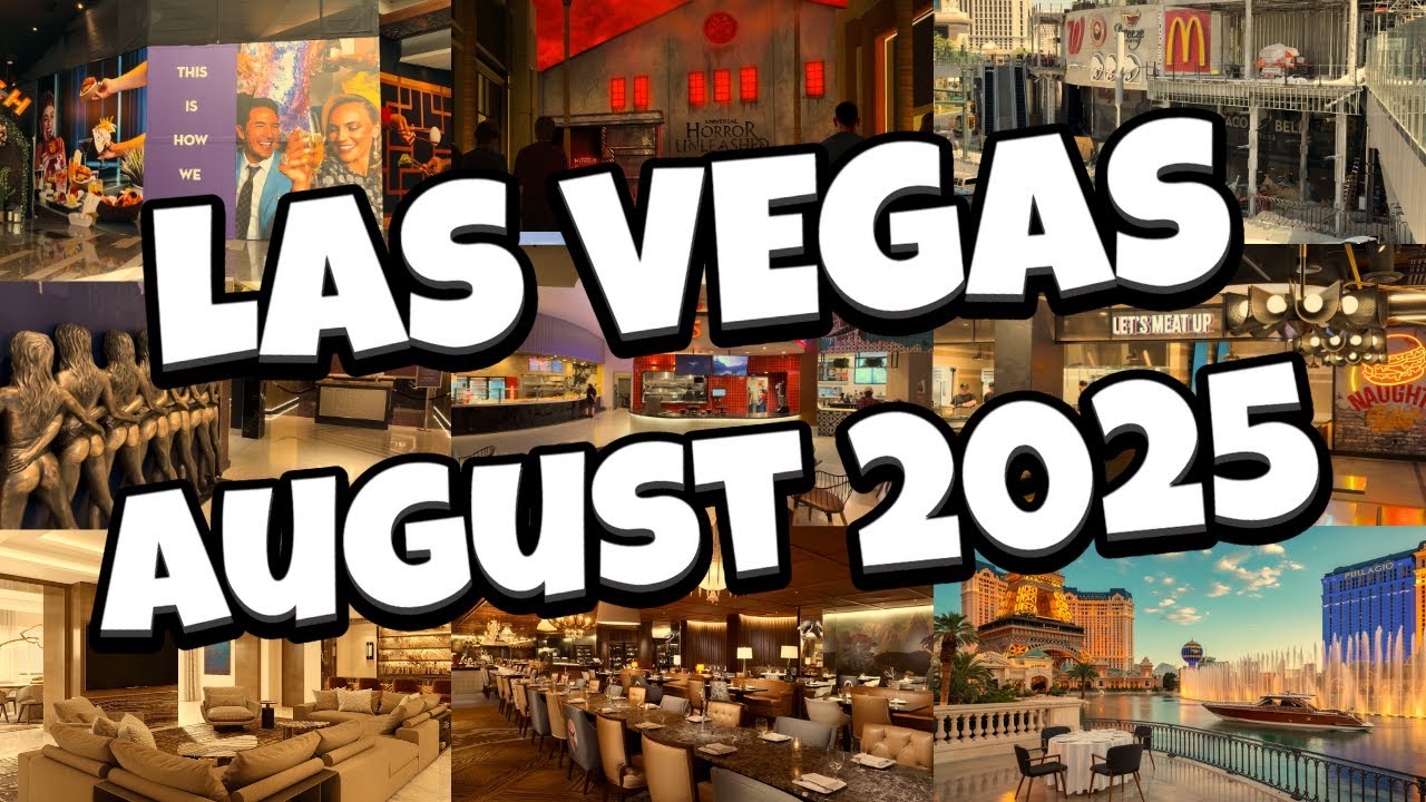 What's NEW in Las Vegas for AUGUST 2025! 🤩