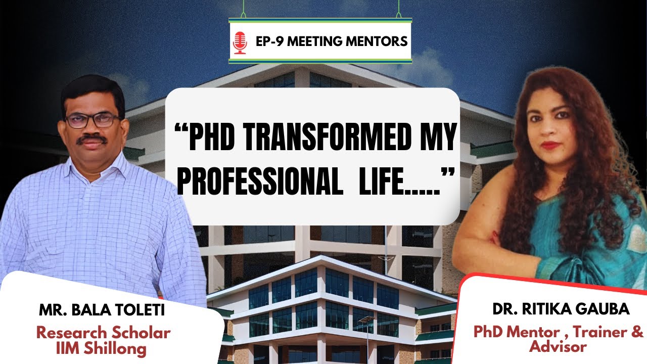 Research Scholar at IIM Shillong | Working Professional | Part- Time Phd |Coursework | Faculty