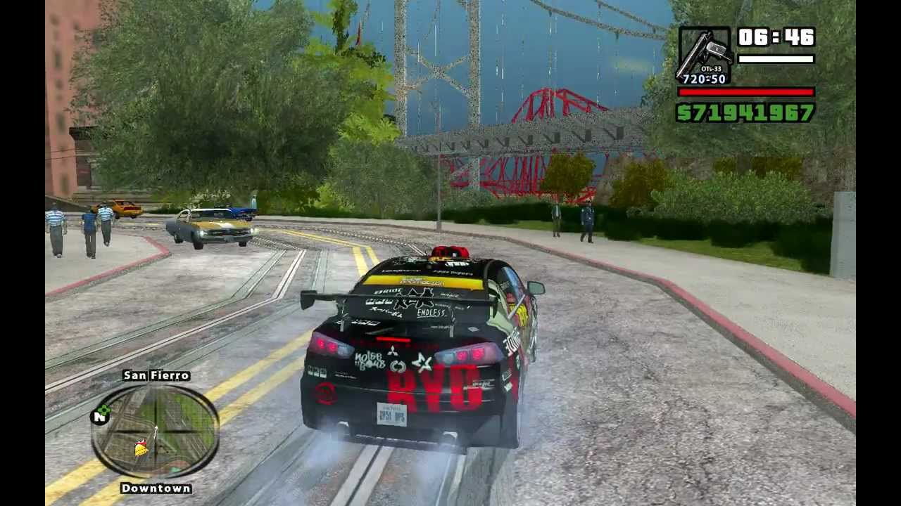gta san andreas b13 -  mitsubishi lancer tunavel