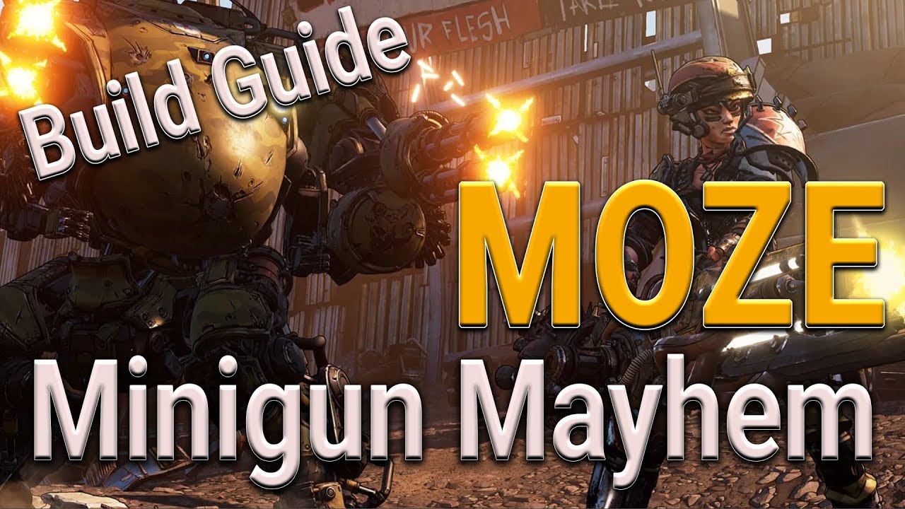 Moze Minigun Mayhem Build Guide - Borderlands 3!