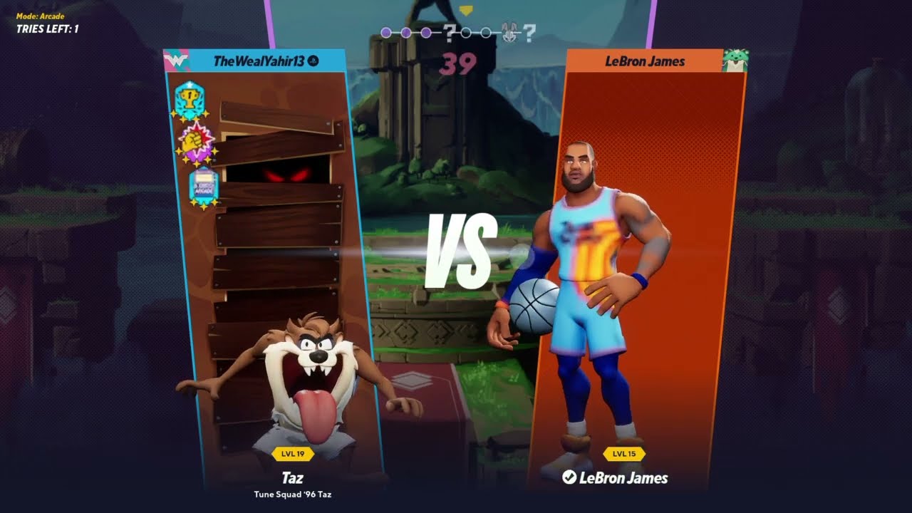 Arcade Mode (Hard):Taz|MultiVersus