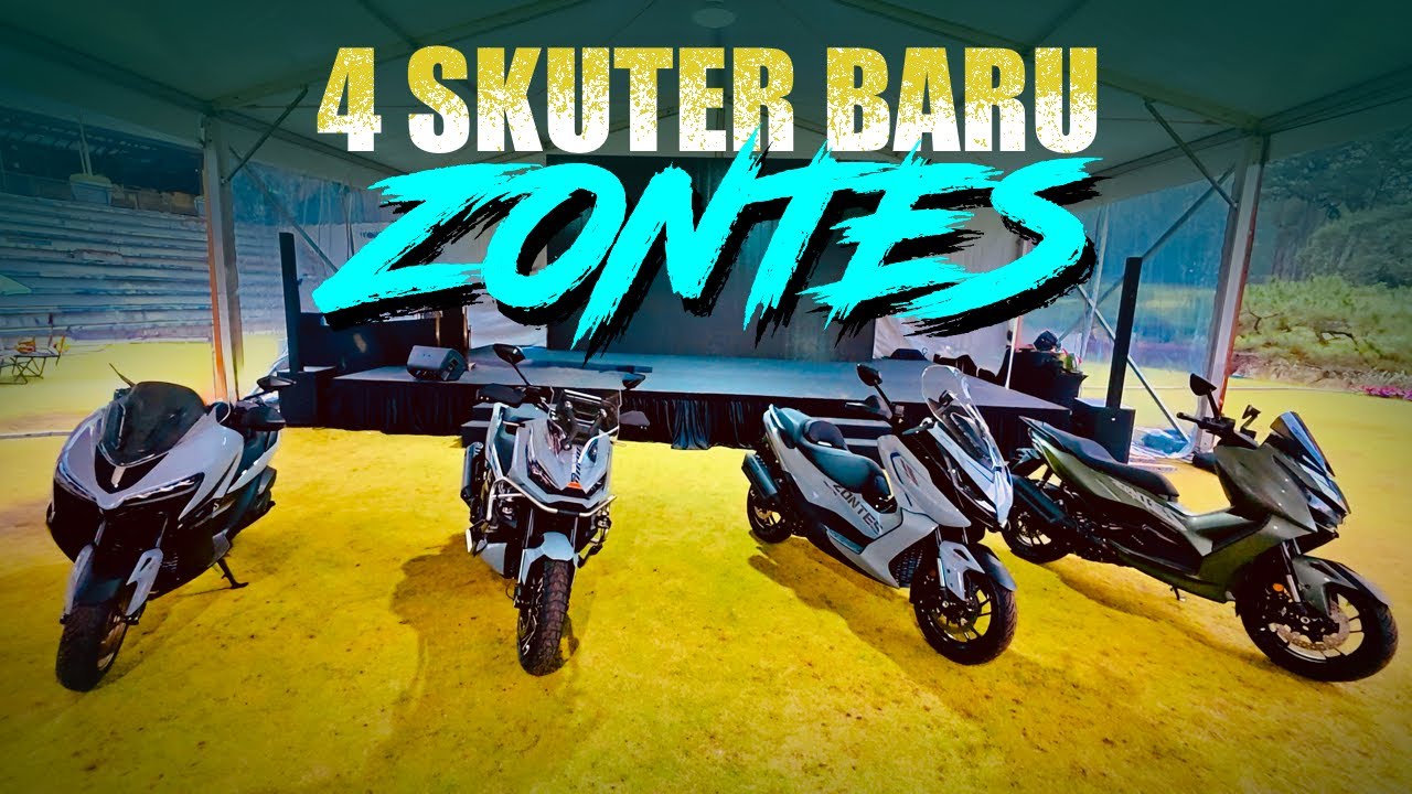 4 Model Skuter Baru ZONTES Dah Masuk Malaysia | 368D, 368E, 368G (V2) Dan 368K