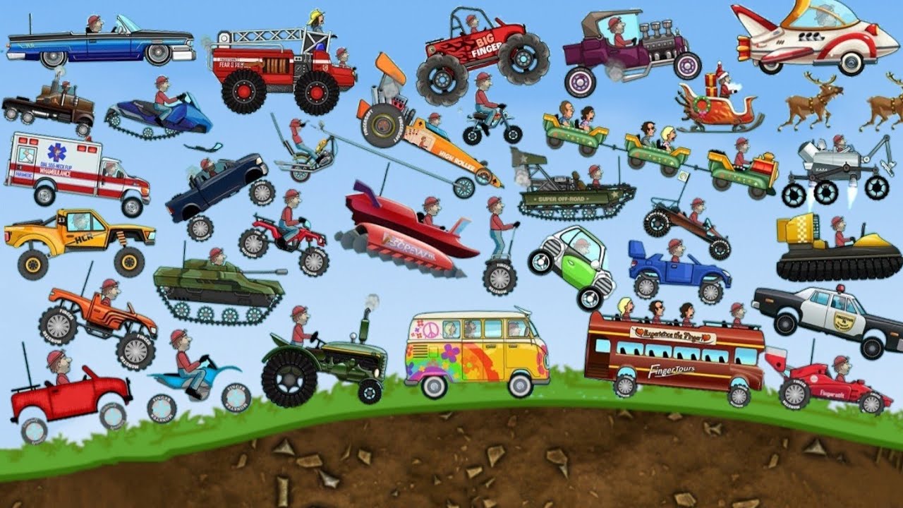 😱 ЗАДОНАТИЛ НА ВСЕ МАШИНЫ И ЛОКАЦИИ! - Hill Climb Racing