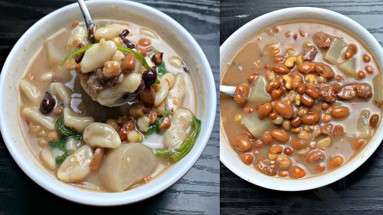 Two Types of guthuk recipe/ traditional guthuk/དགུ་ཐུག་/bhakthuk/thukpa/ཉི་ཤུ་དགིུ་དགུ་ཐུག་།།
