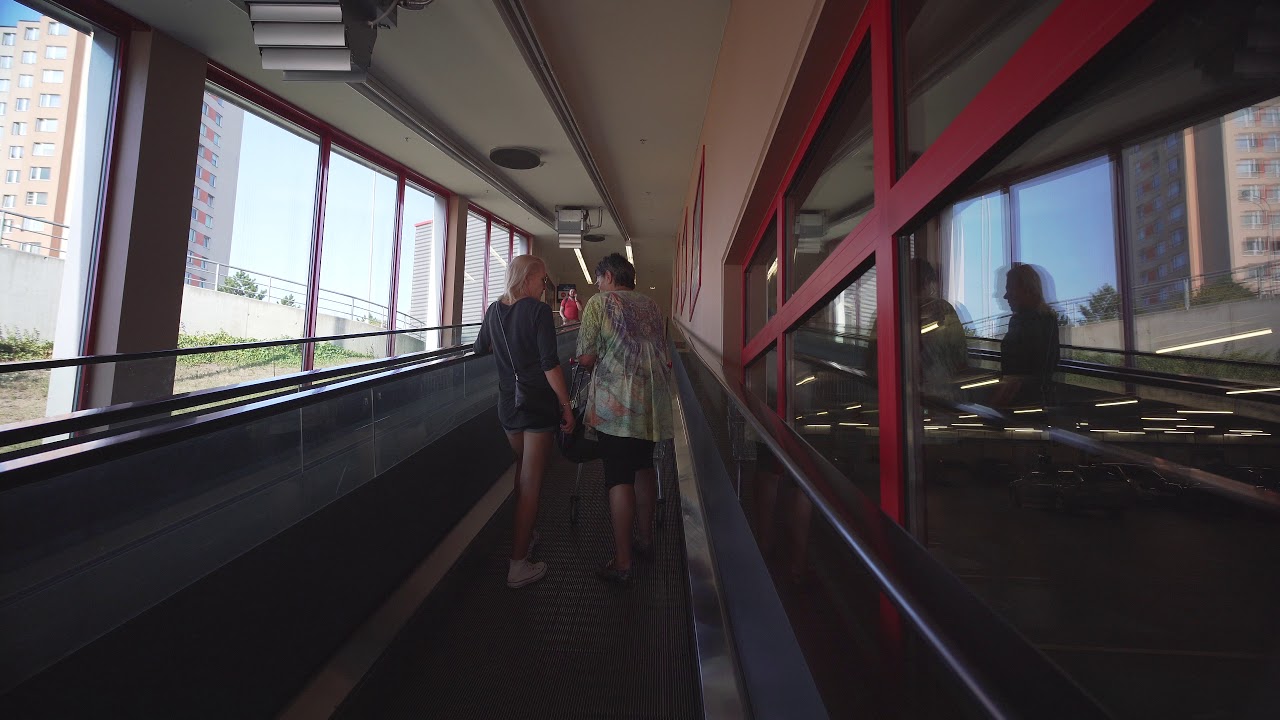 Czech Republic, Prague, KAUFLAND, 2X escalator