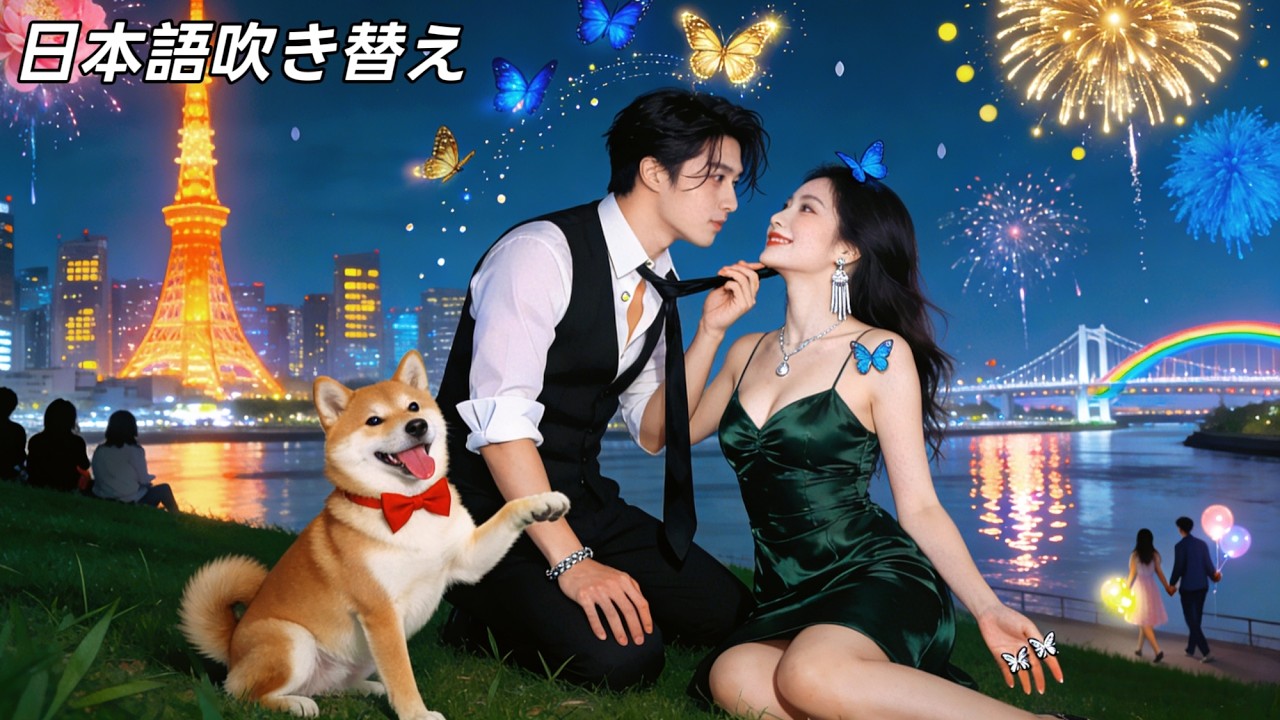 日本語吹き替え|小説の女性NPCがバグって自我に目覚めた！雇った偽装彼氏がなぜかリアルで超絶甘えん坊な犬系男子に！？💖 #zhangchi #余茵 #恋愛ドラマ #短編ドラマ #無料
