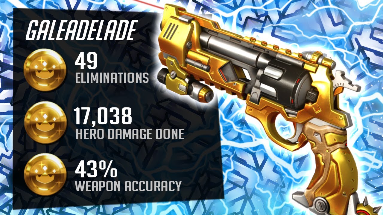 Gale Top 500 Hitscan Main McCree - 49 elims! [ Overwatch Season 28 Top 500 ]
