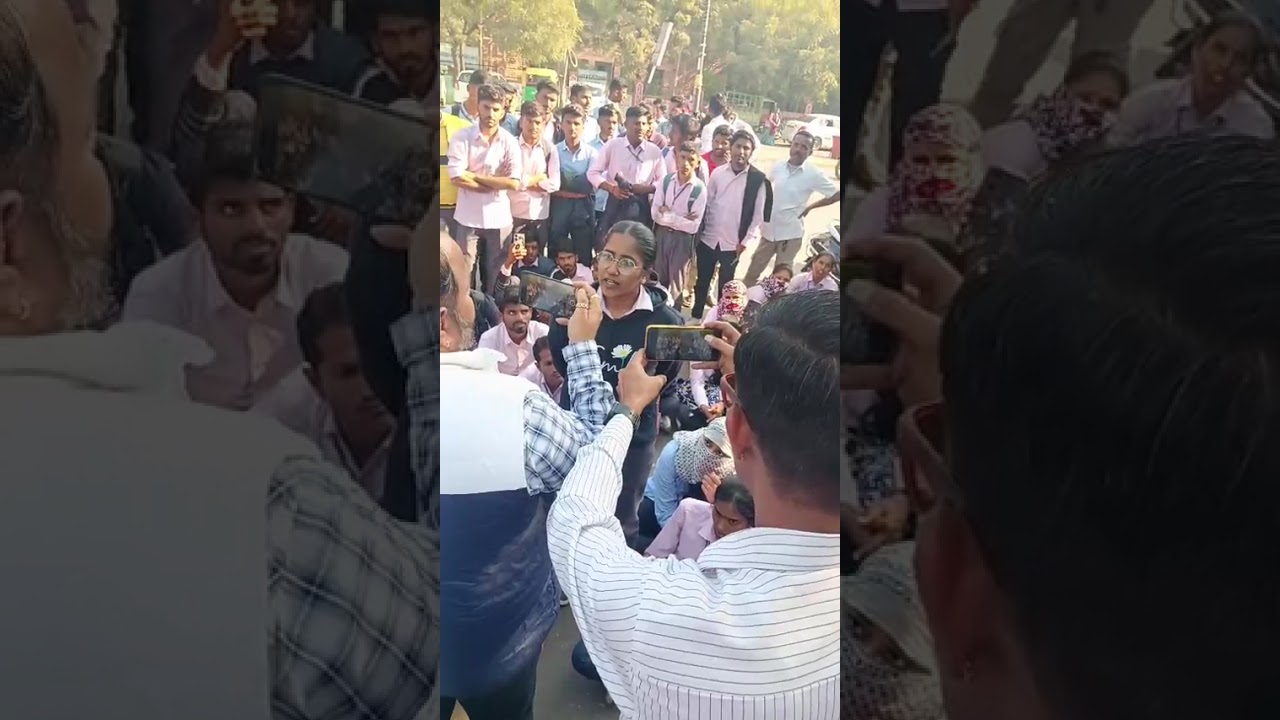 Protest against of college -::dhapu bai bstc college bomadara road utwan pali 🇮🇳🇮🇳🇮🇳