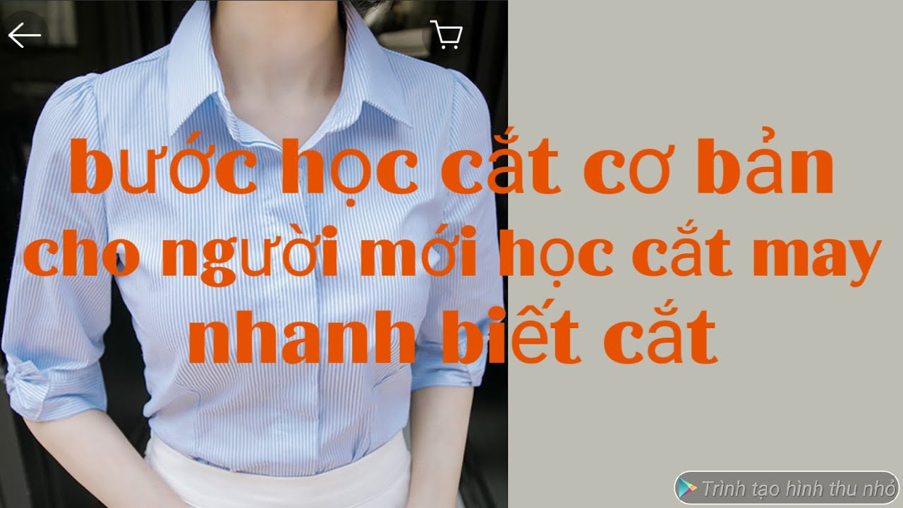 238✅:Bước học cắt &aacute;o sơ mi nữ cơ bản d&agrave;nh cho người mới học cắt may nhanh thuộc.basic cutting steps