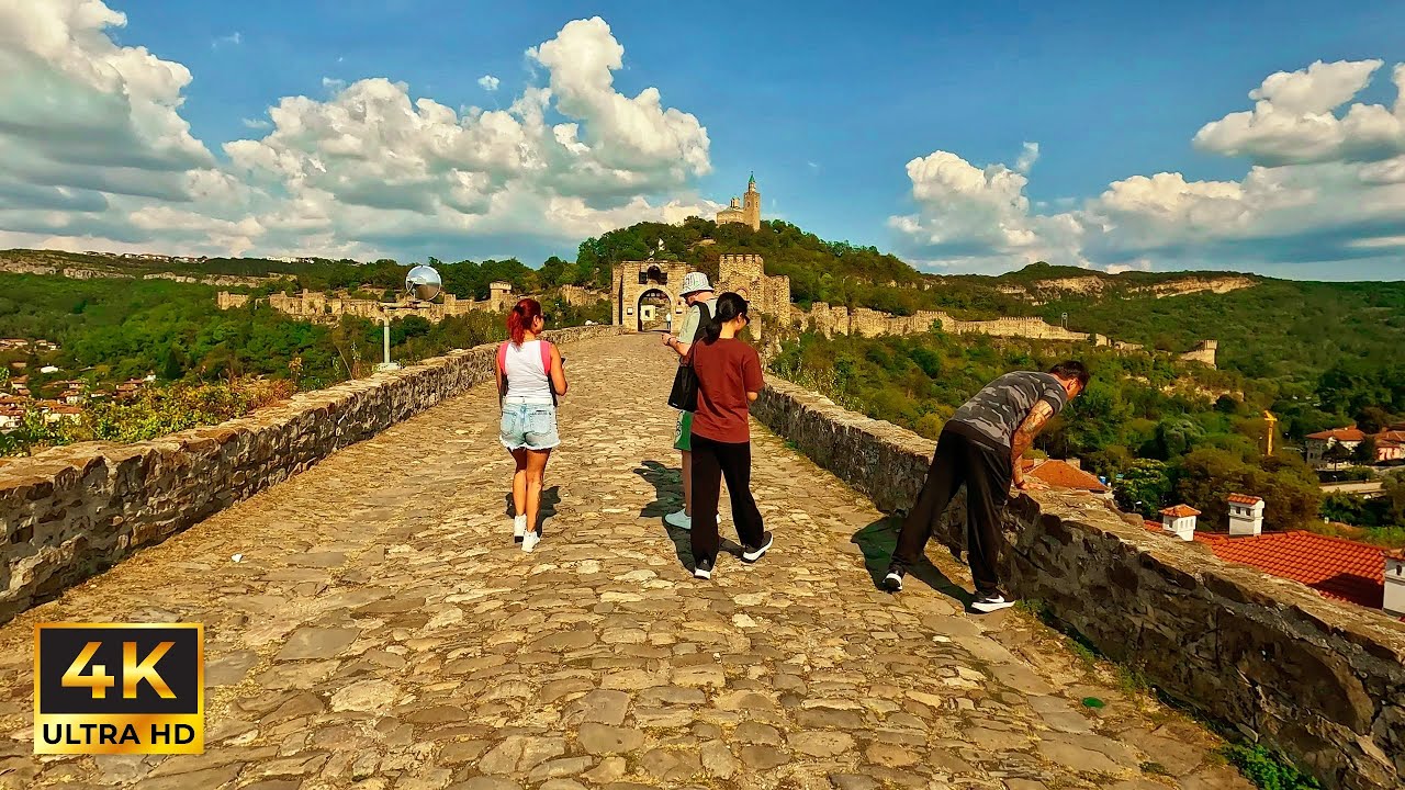 Exploring the Tsarevets Fortress of Veliko Tarnovo, Bulgaria 4K