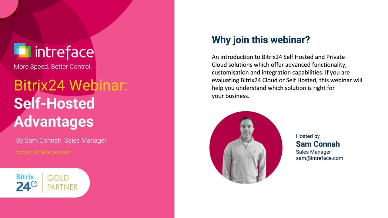 Bitrix24 Webinar: Self-Hosted Advantages