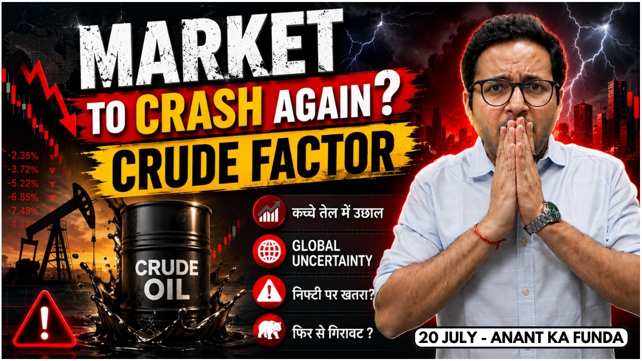 Stock market to crash again due to Crude? Inside candle in Market