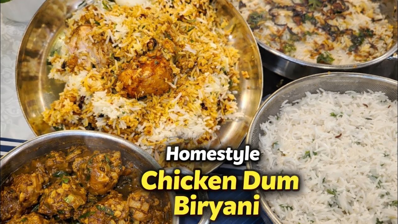 Homemade Chicken Dum Biryani Better than restaurant style|@Parvinkitchenjournal  #chickendumbiryani 
